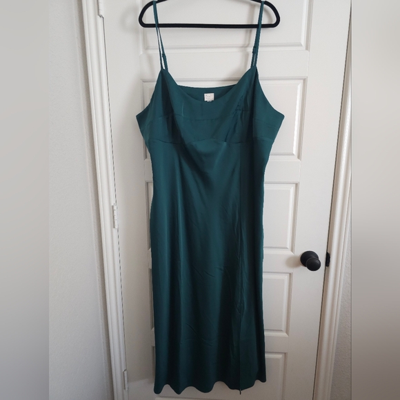 Green Slip Tank Dress – A New Day 3x - Picture 2 of 6